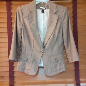 White House Black Market Tan Blazer Size 4